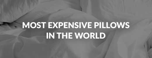 worlds most expensive pillows